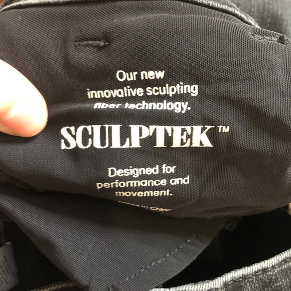 Athleta Sculptek jeans carbon black skinny jeans size 2 - Picture 6 of 10